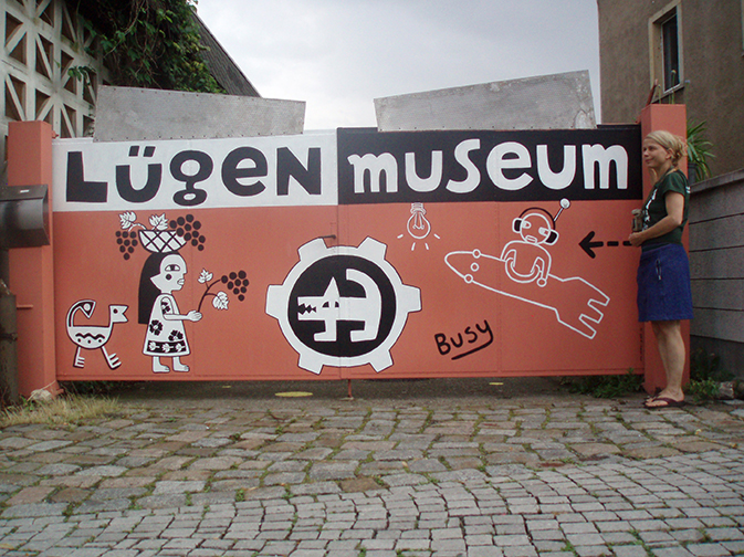 Torbemalung 'Lügenmuseum' Radebeul