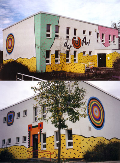 fassade kunstschule 'der art' berlin hellersdorf