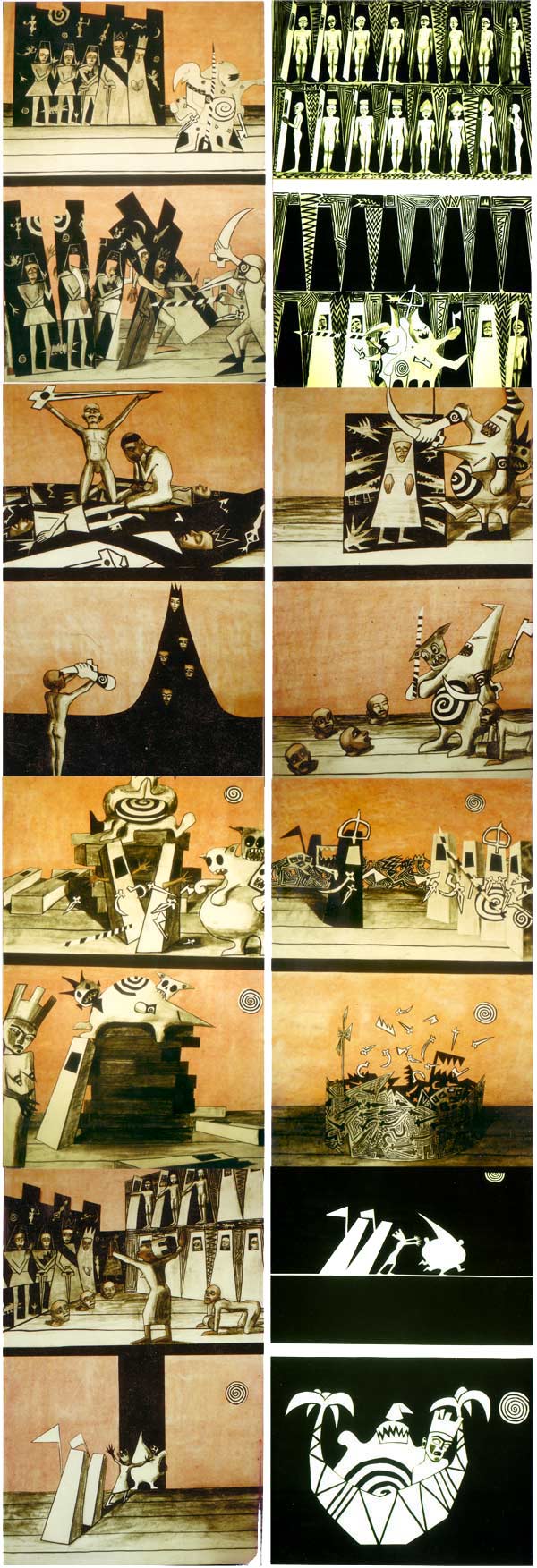 'roi ubu' szenografische illustrationen 'roi ubu' szenografische illustrationen