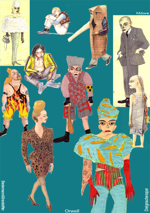 Figurinen Schauspiel
